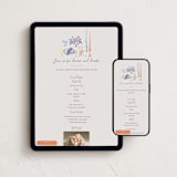 "tablescape drawing" - Online Party Invitations in Hydrangea by Cass Loh - Mobile + desktop layout