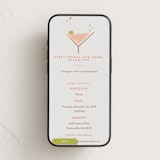 "dirty birthday martini" - Online Party Invitations in Raspberry by Carolyn Nicks - Mobile layout