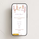 "cocktails and laughter" - Online Party Invitations in Orchid by Cass Loh - Mobile layout