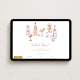 "cocktails and laughter" - Online Party Invitations in Orchid by Cass Loh - Desktop layout