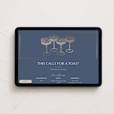"Feeling Toasty" - Online Party Invitations in Ice by Eva Tadros - Desktop layout
