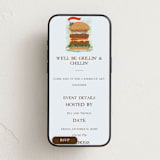 "Grillin' and Chillin'" - Online Party Invitations in Ketchup by Paper Sun Studio - Mobile layout