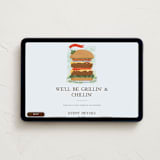 "Grillin' and Chillin'" - Online Party Invitations in Ketchup by Paper Sun Studio - Desktop layout