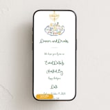 "Dinner Table" - Online Party Invitations in Lemon by Jenna Holcomb - Mobile layout