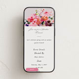 "floral party" - Online Party Invitations in Rose by lori jacobs wemple - Mobile layout