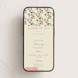 "Rustic Floral Print" - Online Party Invitations in Butter by Becky Nimoy - Mobile layout