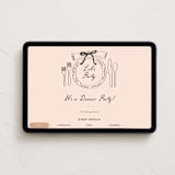 "Just Because" - Online Party Invitations in Petal by Jennifer Lew - Desktop layout