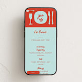 "Join us for Dinner" - Online Party Invitations in Pool by Zani van Zyl - Mobile layout