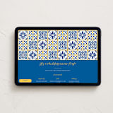 "Mediterranean Feast" - Online Party Invitations in Ocean by Zani van Zyl - Desktop layout