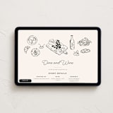 "Dine and Wine!" - Online Party Invitations in Latte by Sherley Ferreira - Desktop layout