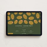 "Olives" - Online Party Invitations in Olive by Sierra Lee - Desktop layout