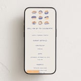 "Sushi Roll" - Online Party Invitations in Bluefin by Natalie Rae - Mobile layout