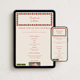 "Olive Bites" - Online Party Invitations in Saucy by Anna Elder - Mobile + desktop layout