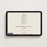 "Painted Bottle" - Online Party Invitations in Denim by Adelyn T. - Desktop layout