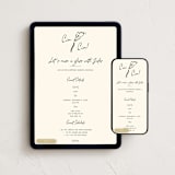 "Cluny" - Online Party Invitations in Noire by Sarah Rosenthal - Mobile + desktop layout