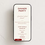 "Dinner Party Party" - Online Party Invitations in Spice by Angela Garrick - Mobile layout