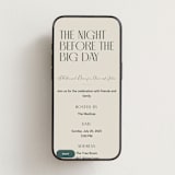 "Modern Stack" - Online Rehearsal Dinner Invitations in Sand by Robert and Stella - Mobile layout