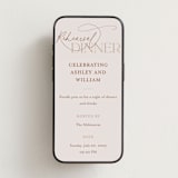 "Typographical" - Online Rehearsal Dinner Invitations in Clay by Nicole Barreto - Mobile layout