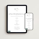 "Effortless" - Online Rehearsal Dinner Invitations in Comfort by letterfix - Mobile + desktop layout