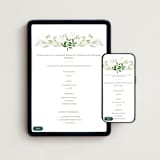 "Verdure" - Online Rehearsal Dinner Invitations in Garden by Leah Bisch - Mobile + desktop layout