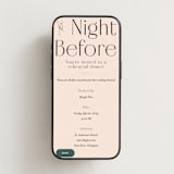 "Classic Modern" - Online Rehearsal Dinner Invitations in Almond by Morgan Kendall - Mobile layout