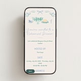 "Dining" - Online Rehearsal Dinner Invitations in Pastel by Elly - Mobile layout