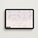 "Casualized" - Online Rehearsal Dinner Invitations in Sky by Inkblot Design - Desktop layout