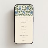 "birdies" - Online Rehearsal Dinner Invitations in Bluebird by Jen Owens - Mobile layout