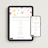 "flowering" - Online Rehearsal Dinner Invitations in Summer by Anastasia Makarova - Mobile + desktop layout