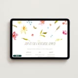 "flowering" - Online Rehearsal Dinner Invitations in Summer by Anastasia Makarova - Desktop layout