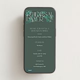"Stacked Type" - Online Rehearsal Dinner Invitations in Sage by Alethea and Ruth - Mobile layout