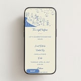 "Before the Vows" - Online Rehearsal Dinner Invitations in Twilight Blue by Zove Ahhh - Mobile layout