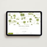 "West Coast Toile" - Online Rehearsal Dinner Invitations in Palm by Jenna Holcomb - Desktop layout