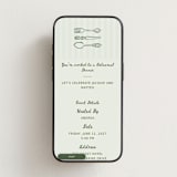 "Whimsy.." - Online Rehearsal Dinner Invitations in Seafoam by Vera Lim - Mobile layout