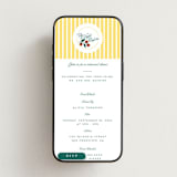 "La Vigilia" - Online Rehearsal Dinner Invitations in Lemoncello by Hudson meet Rose - Mobile layout