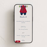 "Boys Hanbok" - Online Religious Milestone Invitations in Cherry by Becky Nimoy - Mobile layout