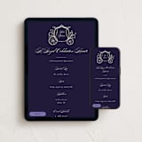 "Enchanted" - Online Religious Milestone Invitations in Midnight by Jelena Vuletic - Mobile + desktop layout
