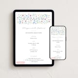 "Sweet Blooms" - Online Religious Milestone Invitations in Candy by Karidy Walker - Mobile + desktop layout