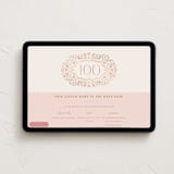 "Century" - Online Religious Milestone Invitations in Versailles by Claudia Orengo - Desktop layout