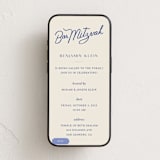 "Bar Mitzvah" - Online Religious Milestone Invitations in Indigo by Sierra Lee - Mobile layout