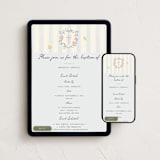 "teacup" - Online Religious Milestone Invitations in Sky by Grae - Mobile + desktop layout