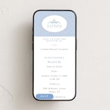 "Ribbon and Cross" - Online Religious Milestone Invitations in Celestial by Olivia Raufman - Mobile layout