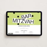 "Decal" - Online Religious Milestone Invitations in Lime by Inkblot Design - Desktop layout