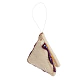 "Felt Sandwich Ornament-PBJ" - Ornaments in white by Global Goods Partners