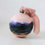 "Lavender Hill | 3” ornament | Ceramic" - Ornaments in purple by Weronika Zubek