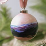 "Lavender Hill | 3” ornament | Ceramic" - Ornaments in purple by Weronika Zubek