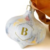 "Modern Ornament Blues" - Ornaments in blue by Lauren Perkins