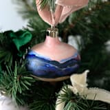 "Purple Mountain | 3” ornament | Ceramic" - Ornaments in purple by Weronika Zubek