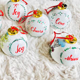"Personalized Monogram Alphabet Initial Ornament" - Ornaments in multicolorassorted-colors by Arohika Verma