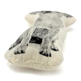 "Silkscreen Chihuahua Ornament" - Ornaments in beige by Broderpress